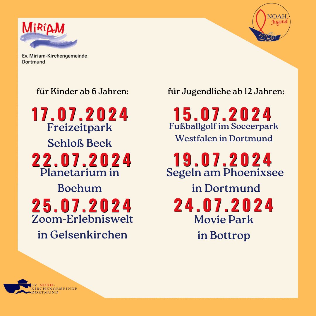 Sommerausflüge