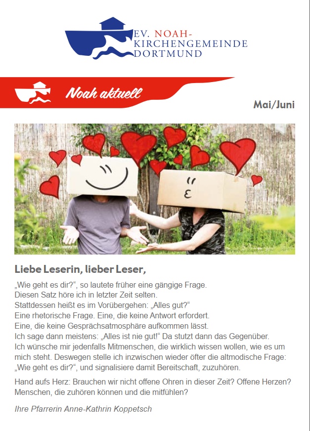 Noah aktuell - Mai/Juni 2025