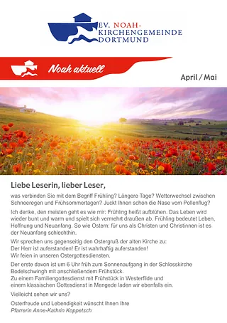 Noah aktuell – April / Mai 2026
