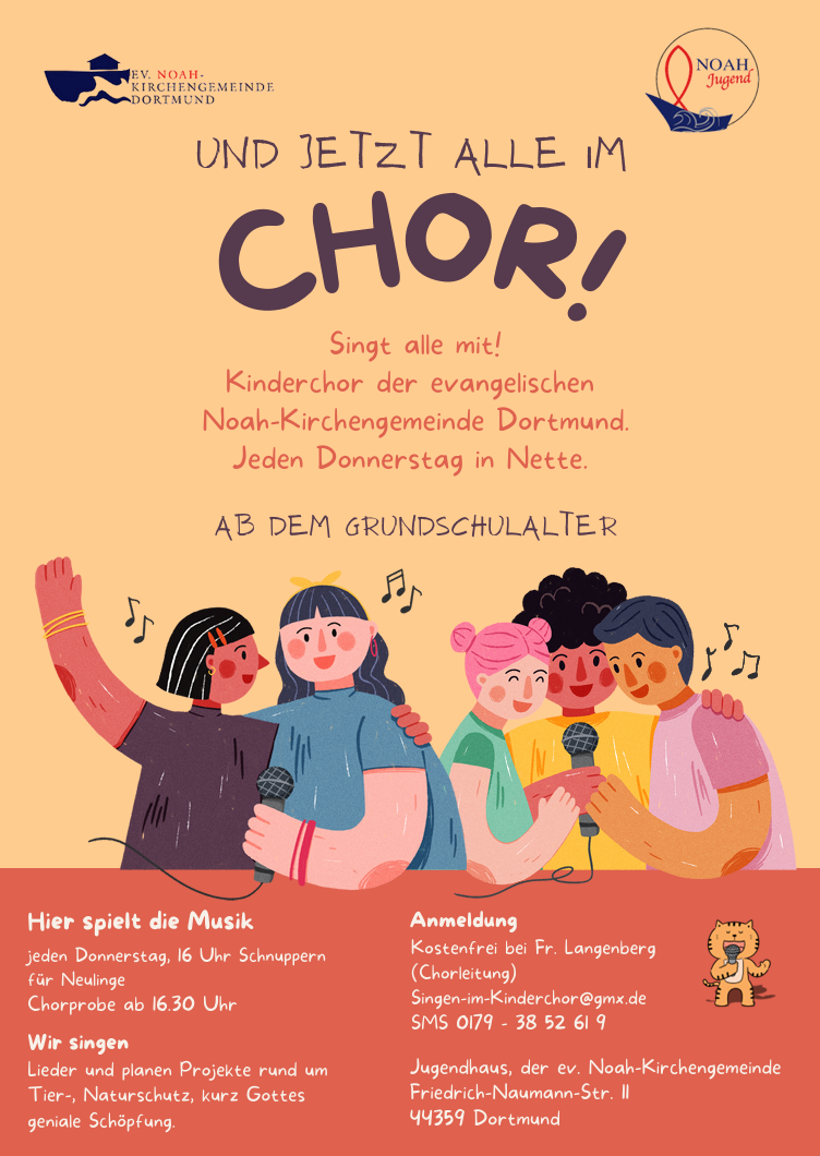 Noah Kinderchor Plakat